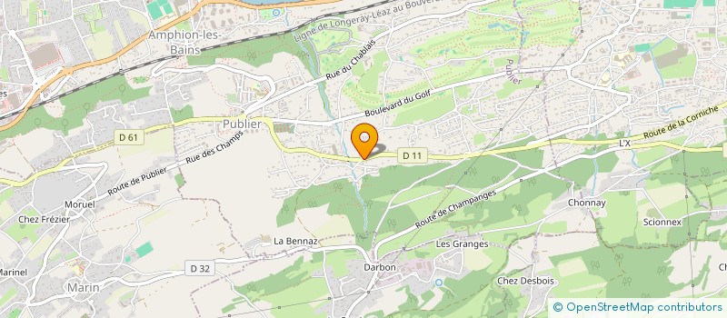 localisation de l'entreprise MADAME MARIE-CHANTAL BLANC  PUBLIER