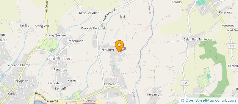 localisation de l'entreprise MADAME MARIE-CHANTAL BOLOU  TREGUNC