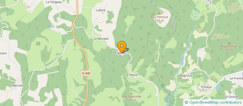 localisation de l'entreprise MADAME MARIE-CHANTAL DEGERY  AFFIEUX