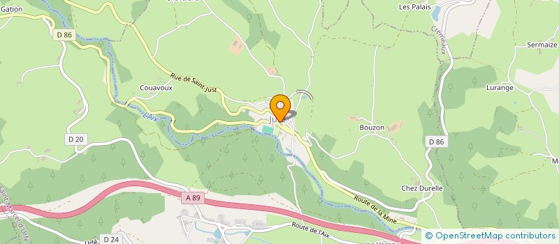 localisation de l'entreprise MADAME MARIE CHANTAL ETAIX  SAINT-JUST-EN-CHEVALET