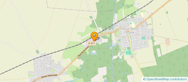 localisation de l'entreprise MADAME MARIE CHANTAL GISELE CAILLE  CHIVRES-EN-LAONNOIS