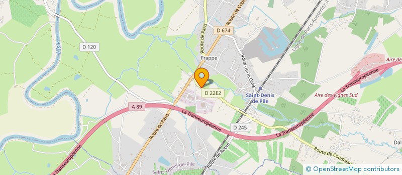 localisation de l'entreprise MADAME MARIE-CHANTAL GODOT  SAINT-DENIS-DE-PILE