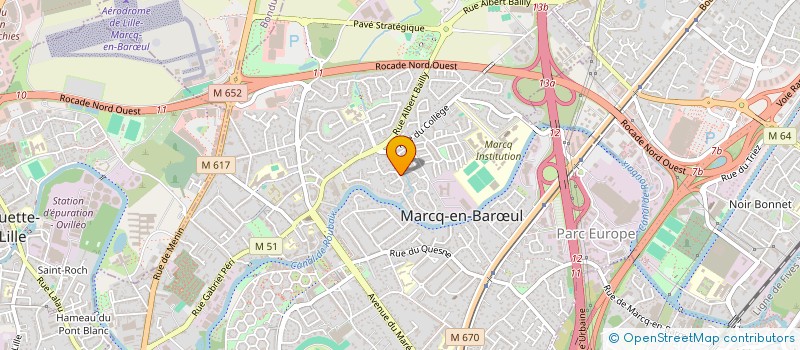 localisation de l'entreprise MADAME MARIE CHANTAL GRAFF à MARCQ-EN-BARŒUL