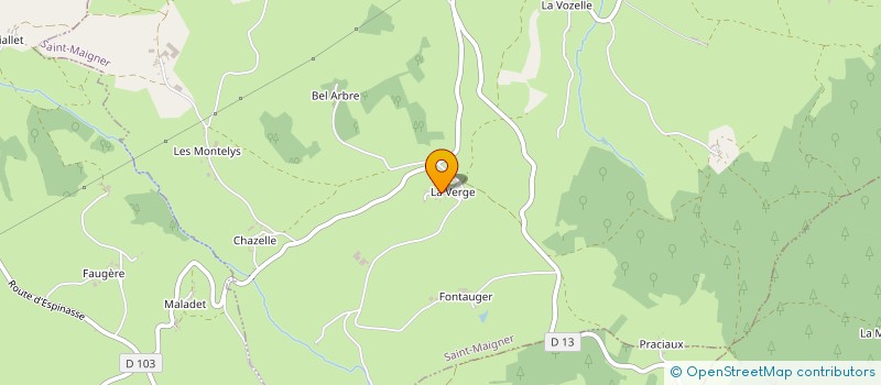 localisation de l'entreprise MADAME MARIE CHANTAL HERBAIN  SAINT-MAIGNER