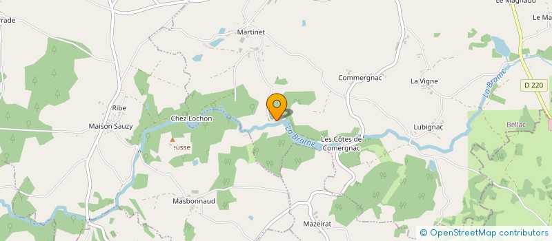 localisation de l'entreprise MADAME MARIE-CHANTAL LANGLOIS à ARNAC-LA-POSTE