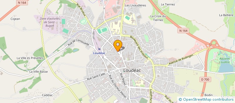 localisation de l'entreprise MADAME MARIE-CHANTAL OLLIVIER à LOUDEAC