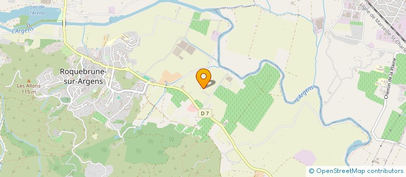 localisation de l'entreprise MADAME MARIE CHANTAL PAREJA à ROQUEBRUNE-SUR-ARGENS