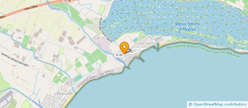 localisation de l'entreprise MADAME MARIE CHANTAL PIRAUX à HYERES