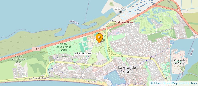 localisation de l'entreprise MADAME MARIE-CHANTAL RICHET  LA GRANDE-MOTTE