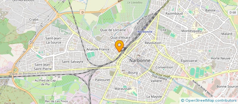 localisation de l'entreprise MADAME MARIE-CHANTAL VIVES à NARBONNE