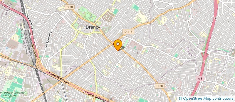 localisation de l'entreprise MADAME MARIE-CHANTAL XAVIER  DRANCY