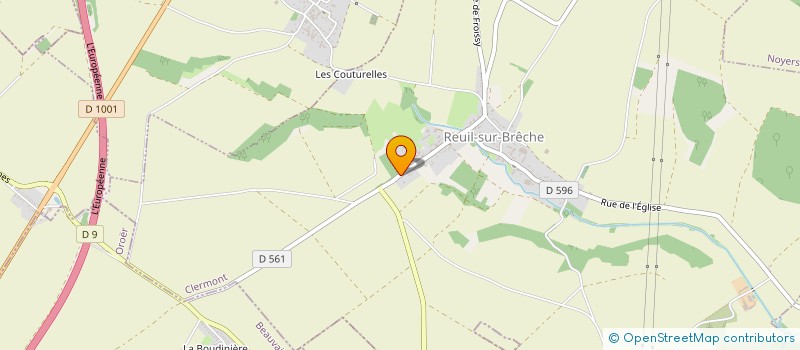 localisation de l'entreprise MADAME MARIE CHANTRELLE  REUIL-SUR-BRECHE