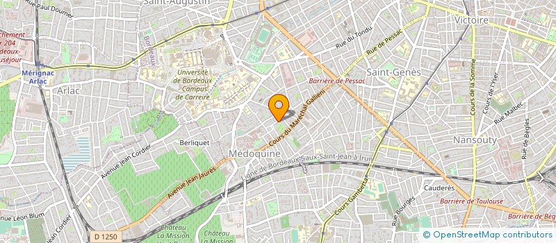 localisation de l'entreprise MADAME MARIE CHANUT à BORDEAUX