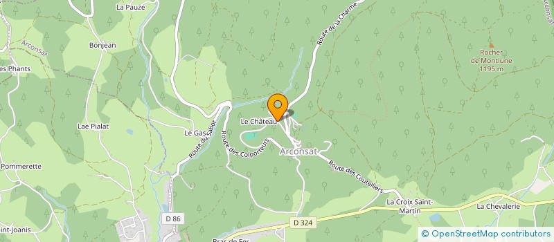 localisation de l'entreprise MADAME MARIE CHAPELAT  CELLES-SUR-DUROLLE