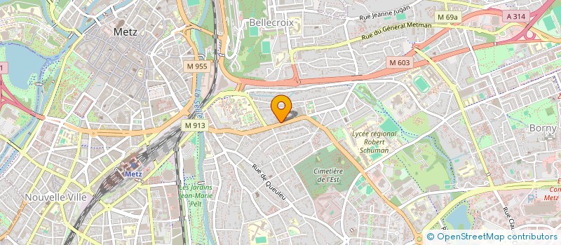 localisation de l'entreprise MADAME MARIE CHAPON  METZ