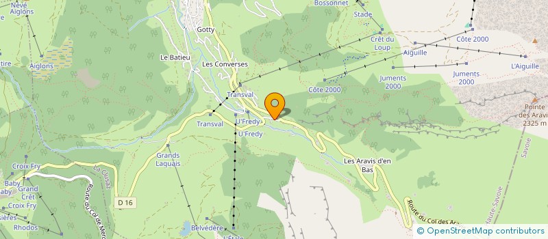 localisation de l'entreprise MADAME MARIE CHAPOTOT à LA CLUSAZ