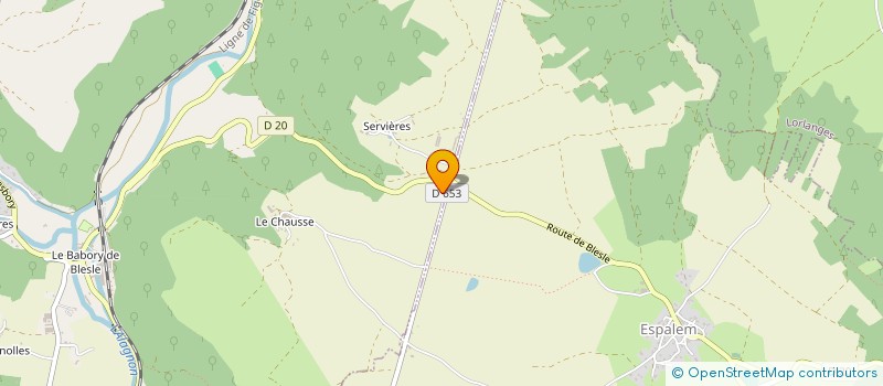 localisation de l'entreprise MADAME MARIE CHAPPE  BLESLE