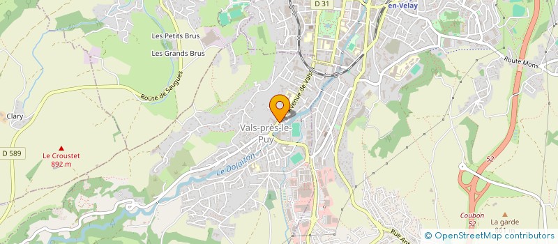 localisation de l'entreprise MADAME MARIE CHAPUIS à VALS-PRES-LE-PUY