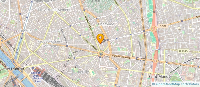 localisation de l'entreprise MADAME MARIE CHAPUIS  PARIS