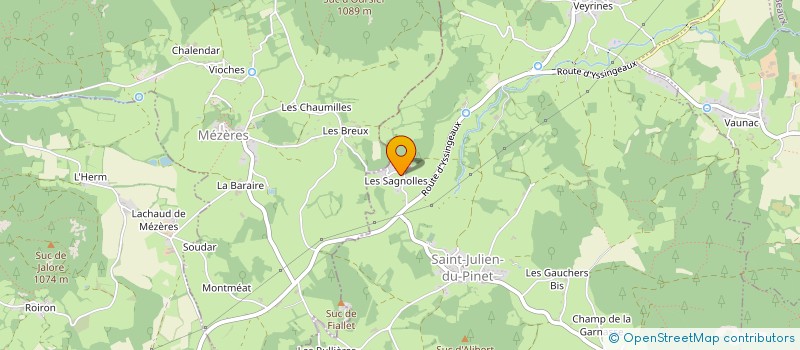 localisation de l'entreprise MADAME MARIE CHARBONNIER à SAINT-JULIEN-DU-PINET