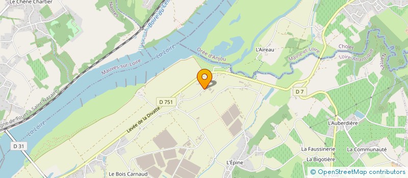 localisation de l'entreprise MADAME MARIE CHARBONNIER à DIVATTE-SUR-LOIRE