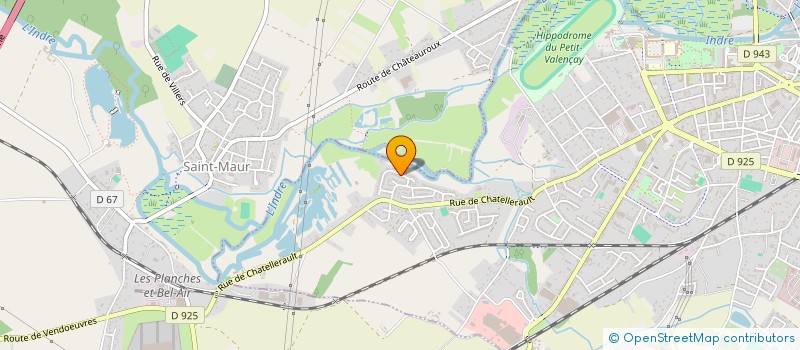 localisation de l'entreprise MADAME MARIE CHARBONNIER à CHATEAUROUX