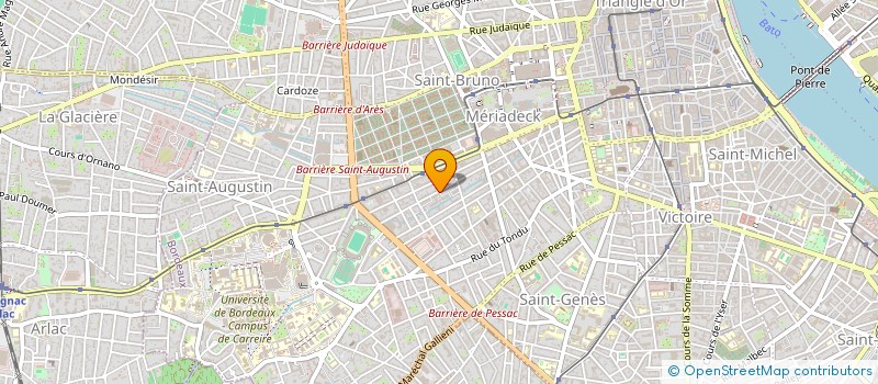 localisation de l'entreprise MADAME MARIE CHARDON  BORDEAUX