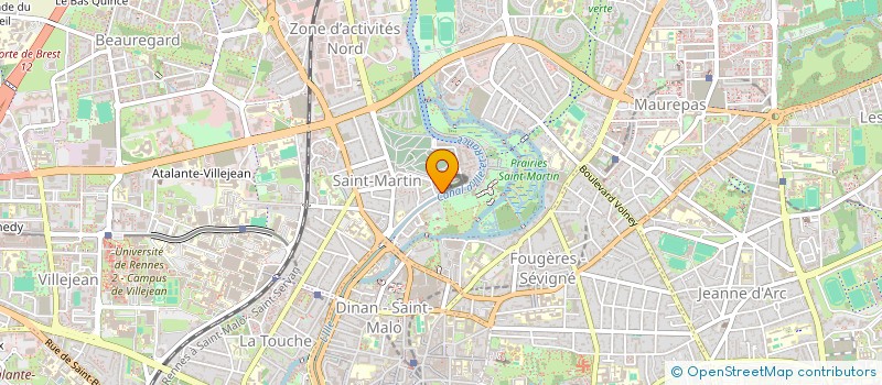 localisation de l'entreprise MADAME MARIE CHARDONNET  RENNES