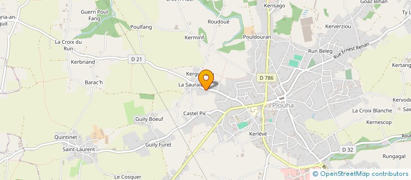 localisation de l'entreprise MADAME MARIE CHARLES  PLOUHA