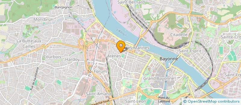 localisation de l'entreprise MADAME MARIE-CHARLOTTE BEJA à BAYONNE