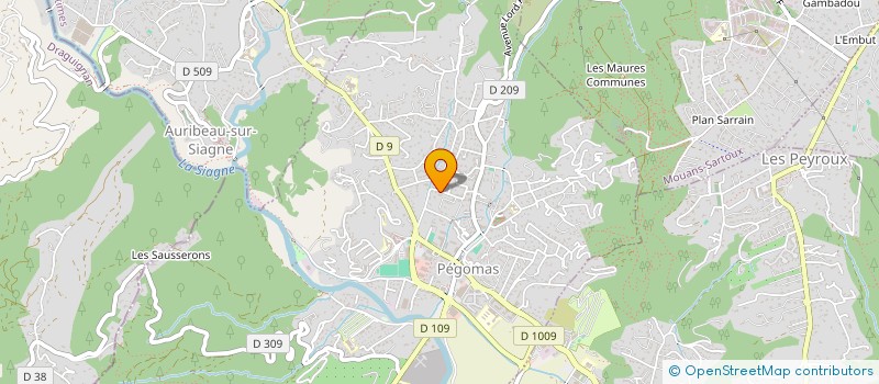 localisation de l'entreprise MADAME MARIE-CHARLOTTE BENOIT  PEGOMAS