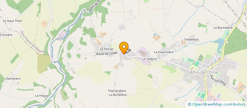 localisation de l'entreprise MADAME MARIE-CHARLOTTE BERQUIER à ATHIS-VAL DE ROUVRE