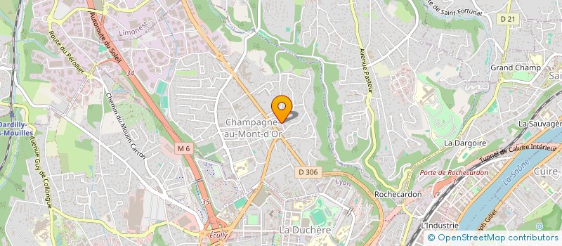 localisation de l'entreprise MADAME MARIE-CHARLOTTE BERTIN  CHAMPAGNE-AU-MONT-D'OR