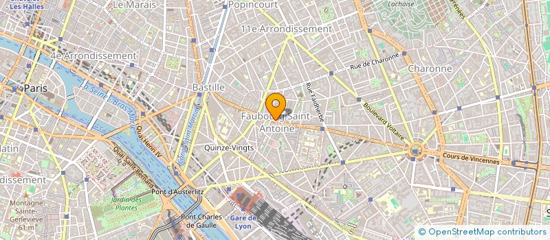 localisation de l'entreprise MADAME MARIE-CHARLOTTE BIENTZ  PARIS 11