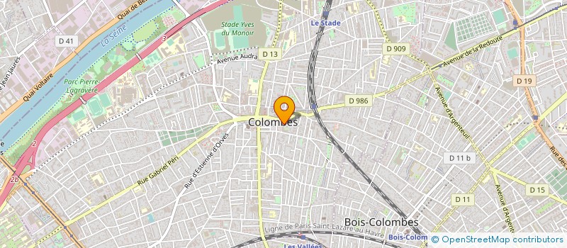 localisation de l'entreprise MADAME MARIE CHARLOTTE BRION à COLOMBES