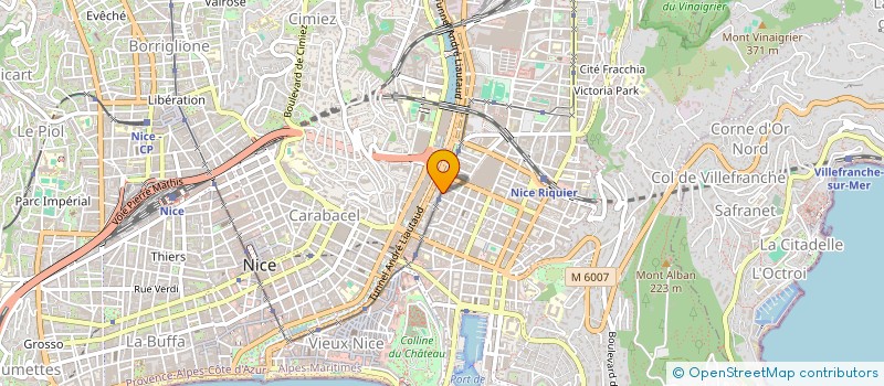 localisation de l'entreprise MADAME MARIE-CHARLOTTE CAIZERGUES  NICE