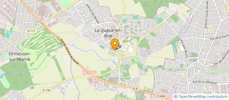 localisation de l'entreprise MADAME MARIE-CHARLOTTE CATHOU à LA QUEUE-EN-BRIE