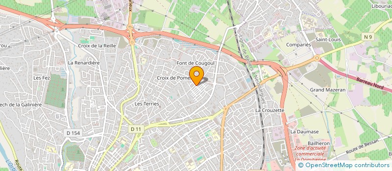 localisation de l'entreprise MADAME MARIE-CHARLOTTE DABAND  BEZIERS