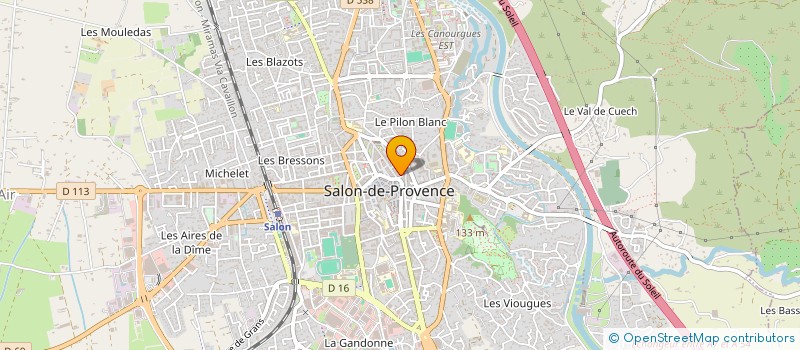 localisation de l'entreprise MADAME MARIE-CHARLOTTE DAUVERGNE  SALON-DE-PROVENCE