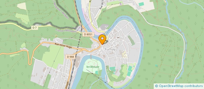 localisation de l'entreprise MADAME MARIE CHARLOTTE DESCLEFS  FUMAY