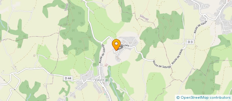 localisation de l'entreprise MADAME MARIE-CHARLOTTE DESROUSSEAUX  VAULX