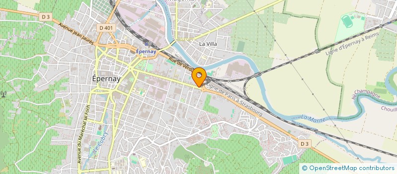 localisation de l'entreprise MADAME MARIE-CHARLOTTE DU BOURBLANC  EPERNAY