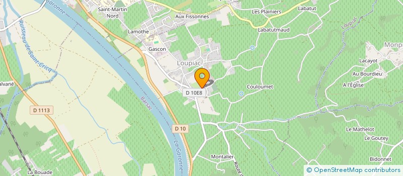 localisation de l'entreprise MADAME MARIE-CHARLOTTE EXPERT  LOUPIAC