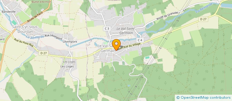 localisation de l'entreprise MADAME MARIE-CHARLOTTE GAURIAT  LE VAL-SAINT-GERMAIN