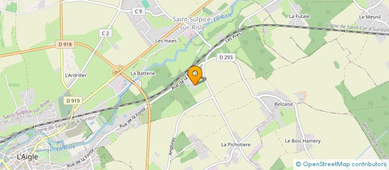 localisation de l'entreprise MADAME MARIE-CHARLOTTE GAUTIER-DUPUY à SAINT-SULPICE-SUR-RISLE