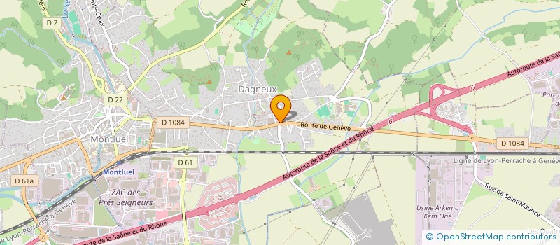 localisation de l'entreprise MADAME MARIE-CHARLOTTE GONZALEZ  DAGNEUX