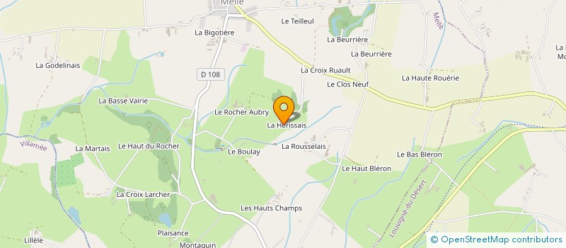 localisation de l'entreprise MADAME MARIE-CHARLOTTE GOUBIN à LOUVIGNE-DU-DESERT