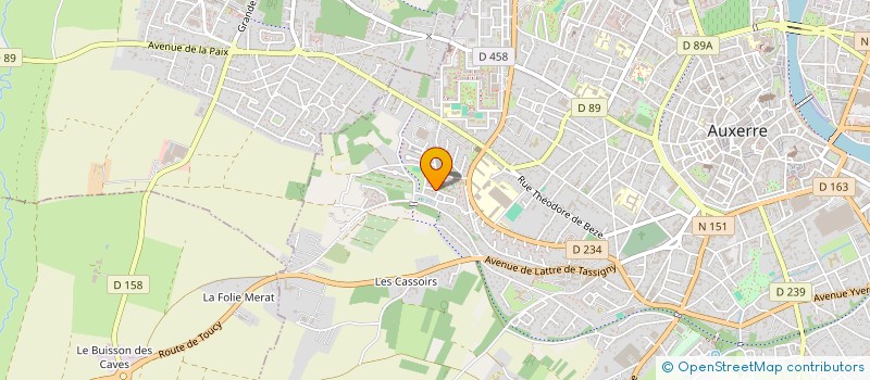 localisation de l'entreprise MADAME MARIE CHARLOTTE GUTTADORO à AUXERRE