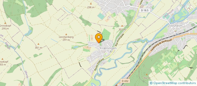 localisation de l'entreprise MADAME MARIE-CHARLOTTE HIRTH  RIEDISHEIM