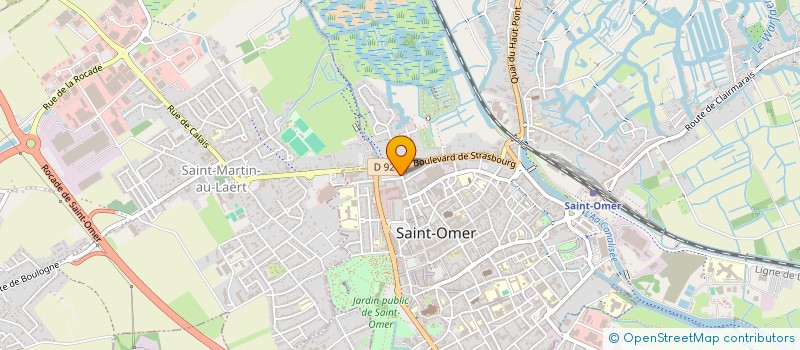 localisation de l'entreprise MADAME MARIE-CHARLOTTE HUYSENTRUYT  SAINT-OMER